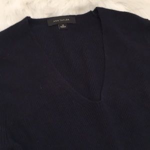 Ann Taylor Ribbed Knit Sweater